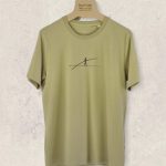 Camiseta hombre de algodón orgánico con dibujo de equilibrista