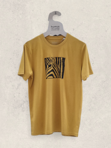 Camiseta unisex con dibujo abstracto de cebra