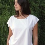 Blusa Catalina algodón orgánico hecha en Mallorca