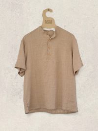 Camisa Joan lino beige